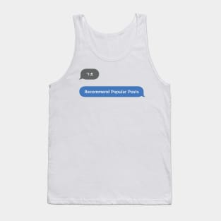 Korean Slang Chat Word ㄱㅊ Meanings - Recommend Popular Posts Tank Top